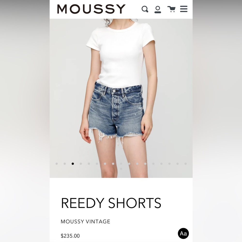 Moussy Vintage Reedy Shorts